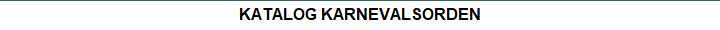 KATALOG KARNEVALSORDEN